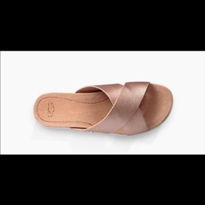 UGG Kari slide sandal in Rose Gold